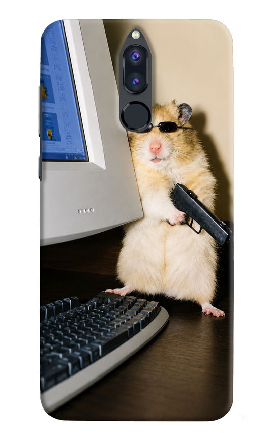 Hacker Hamster Honor 9i Hard Case Back Cover by Casekaro