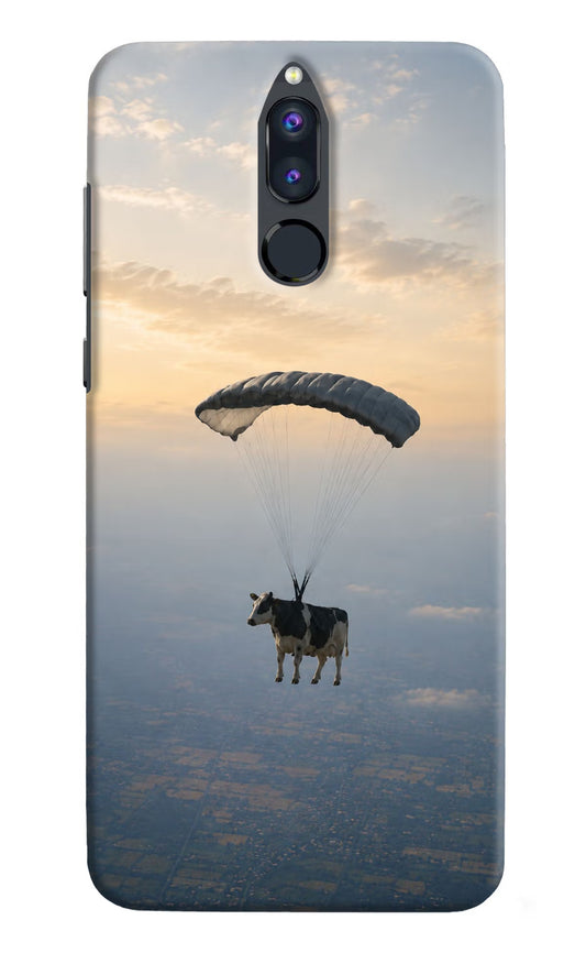 Skydiving Cow Honor 9i Hard Case Back Cover by Casekaro