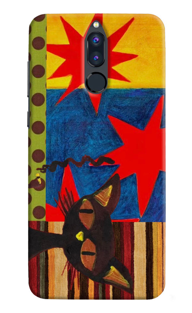 Pop Cat Honor 9i Hard Case Back Cover by Casekaro