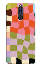 Wavy Grid Honor 9i Hard Case Back Cover by Casekaro