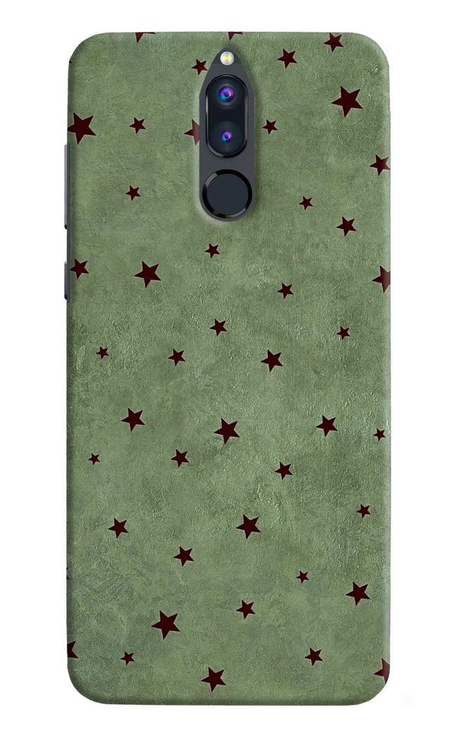 Green Stars Honor 9i Hard Case Back Cover by Casekaro