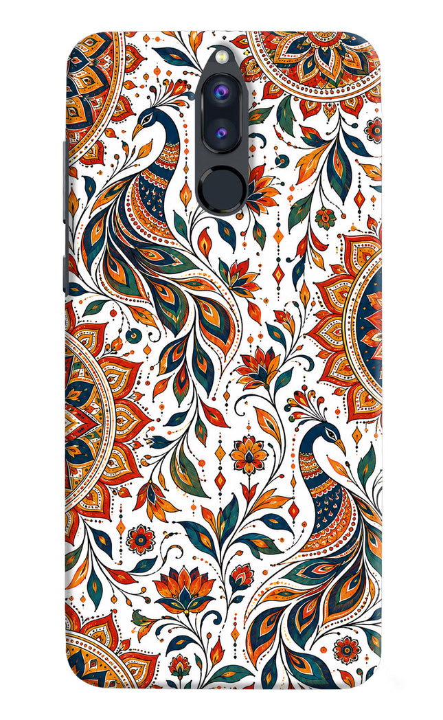 White Mayura Honor 9i Hard Case Back Cover by Casekaro