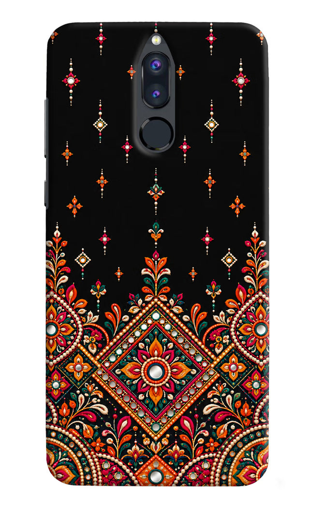 Noir Mehfil Honor 9i Hard Case Back Cover by Casekaro