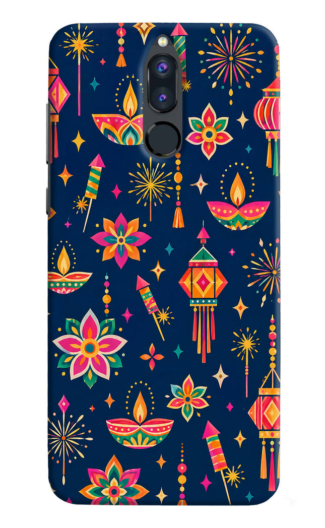 Festive Pop Honor 9i Hard Case Back Cover by Casekaro