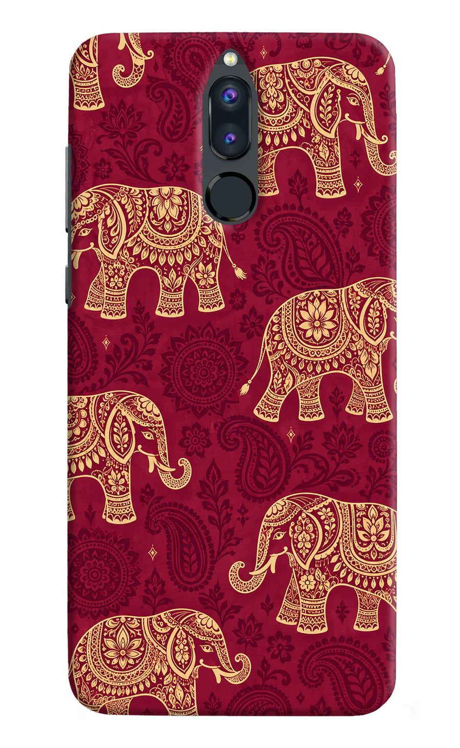 Maroon Elephant Honor 9i Back Cover, Hard case