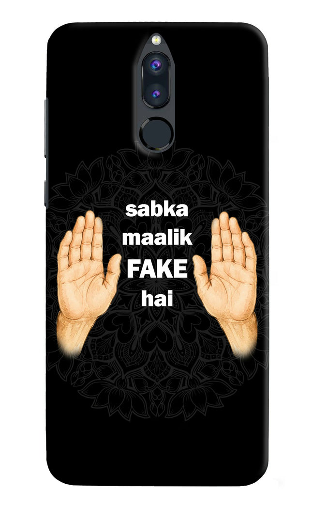 Sabka Malik Fake Honor 9i Hard Case Back Cover by Casekaro