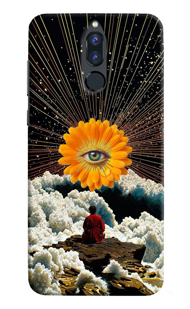 Cosmic Flower Honor 9i Hard Case Back Cover by Casekaro