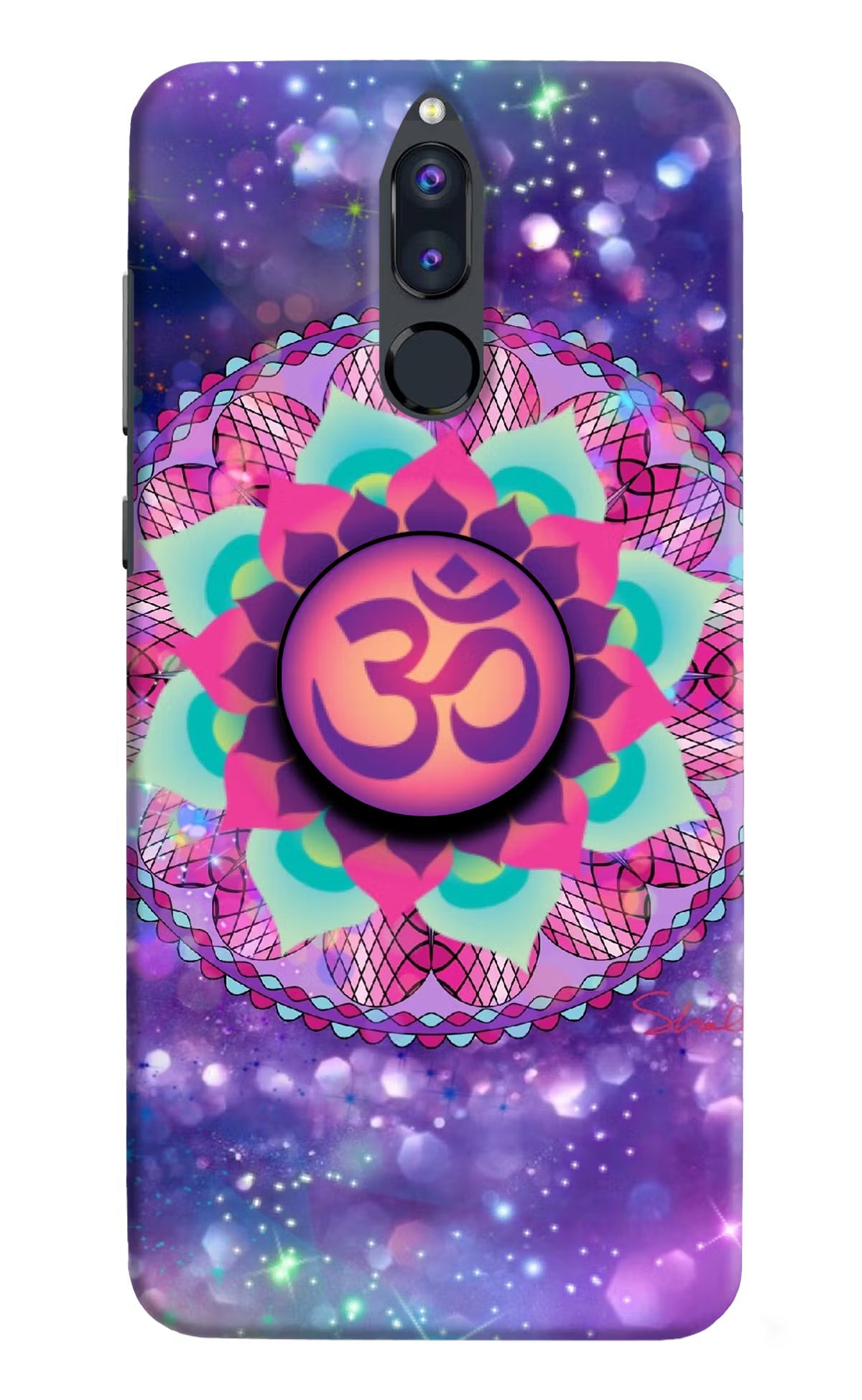 Om Purple Honor 9i Pop Case by Casekaro