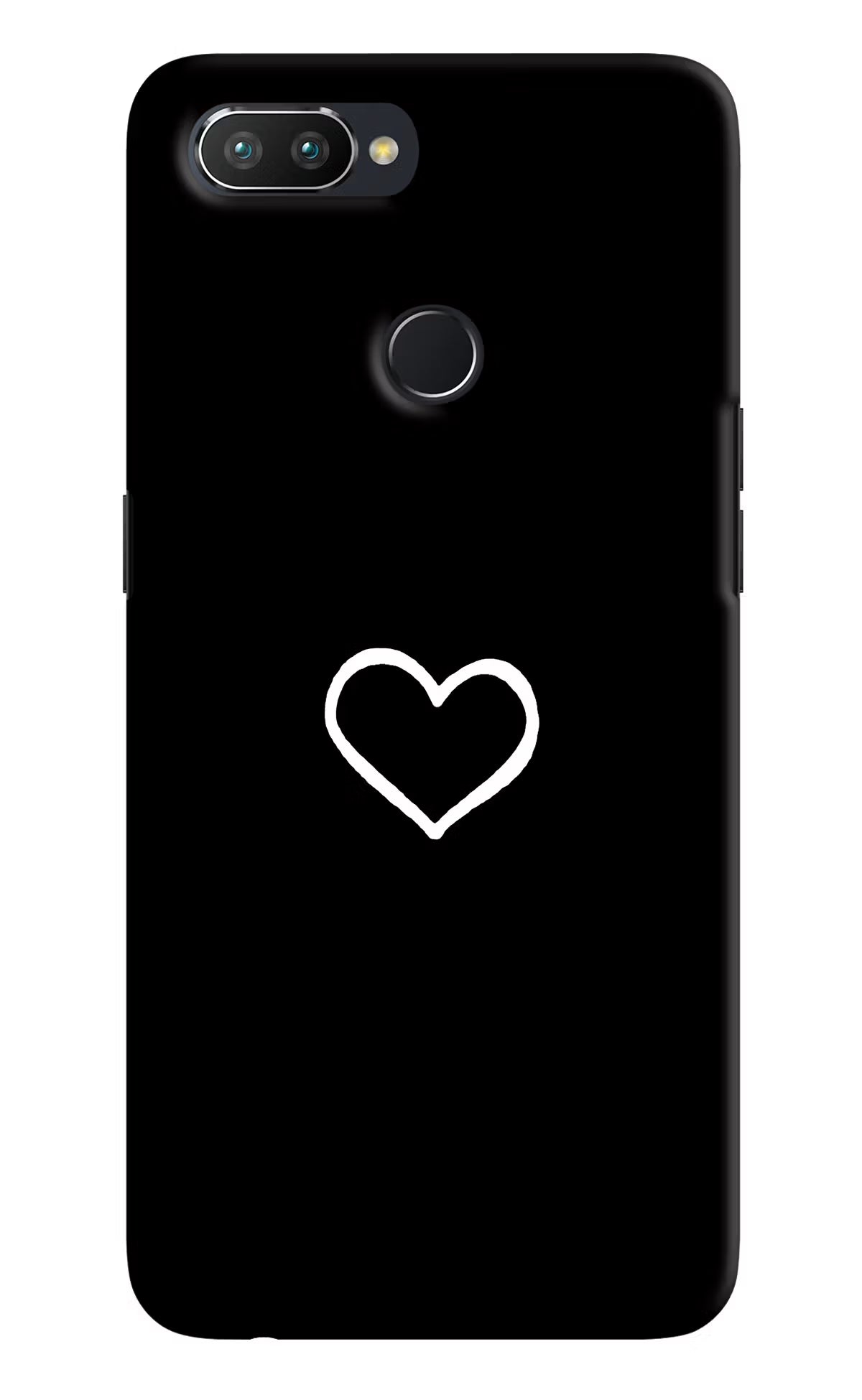 Heart Realme U1 Hard Case Back Cover by Casekaro