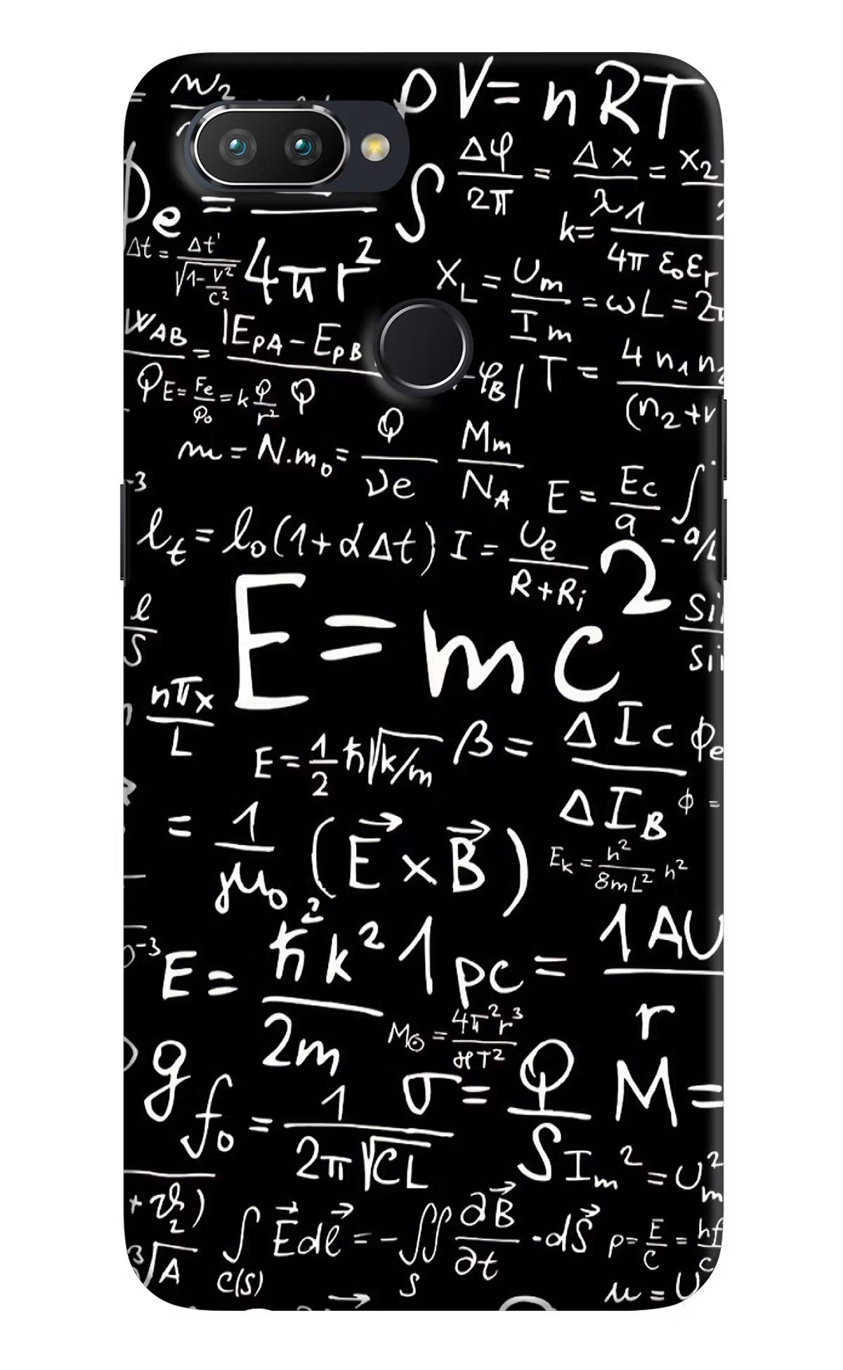 Physics Formula Realme U1 Hard Case Back Cover by Casekaro
