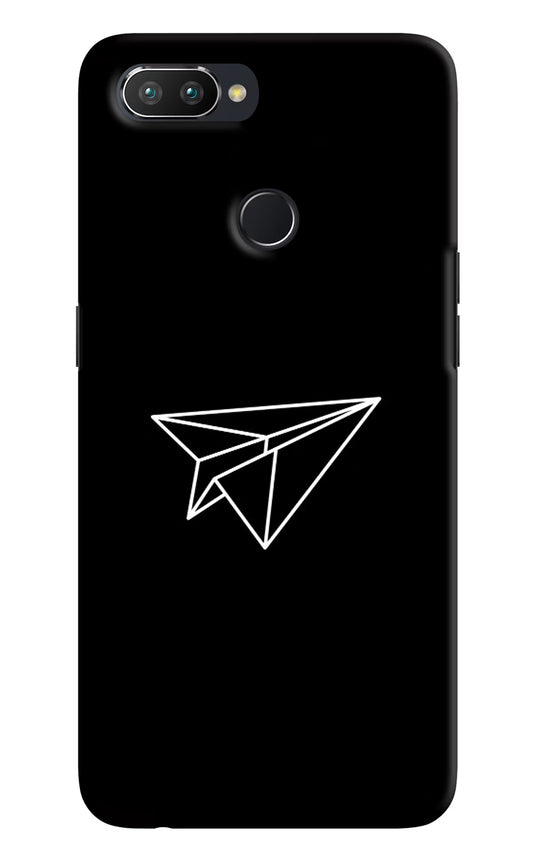 Paper Plane White Realme U1 Hard Case Back Cover by Casekaro