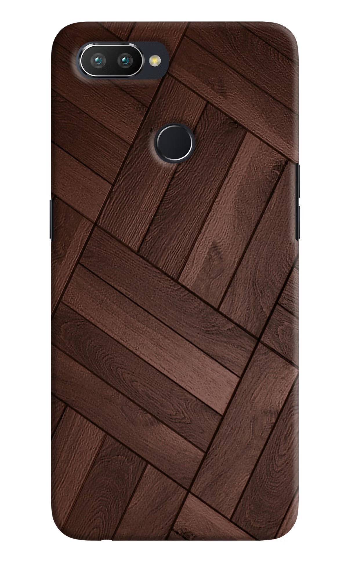 Wooden Texture Design Realme U1 Hard Case Back Cover by Casekaro