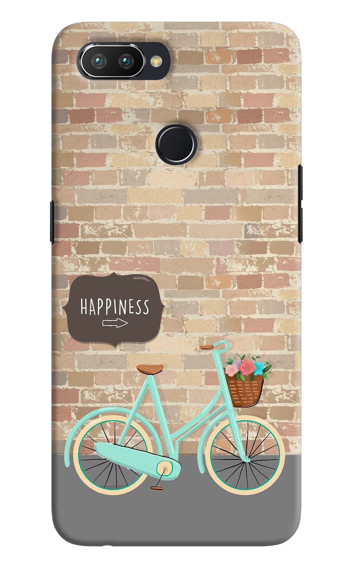 Happiness Artwork Realme U1 Hard Case Back Cover by Casekaro
