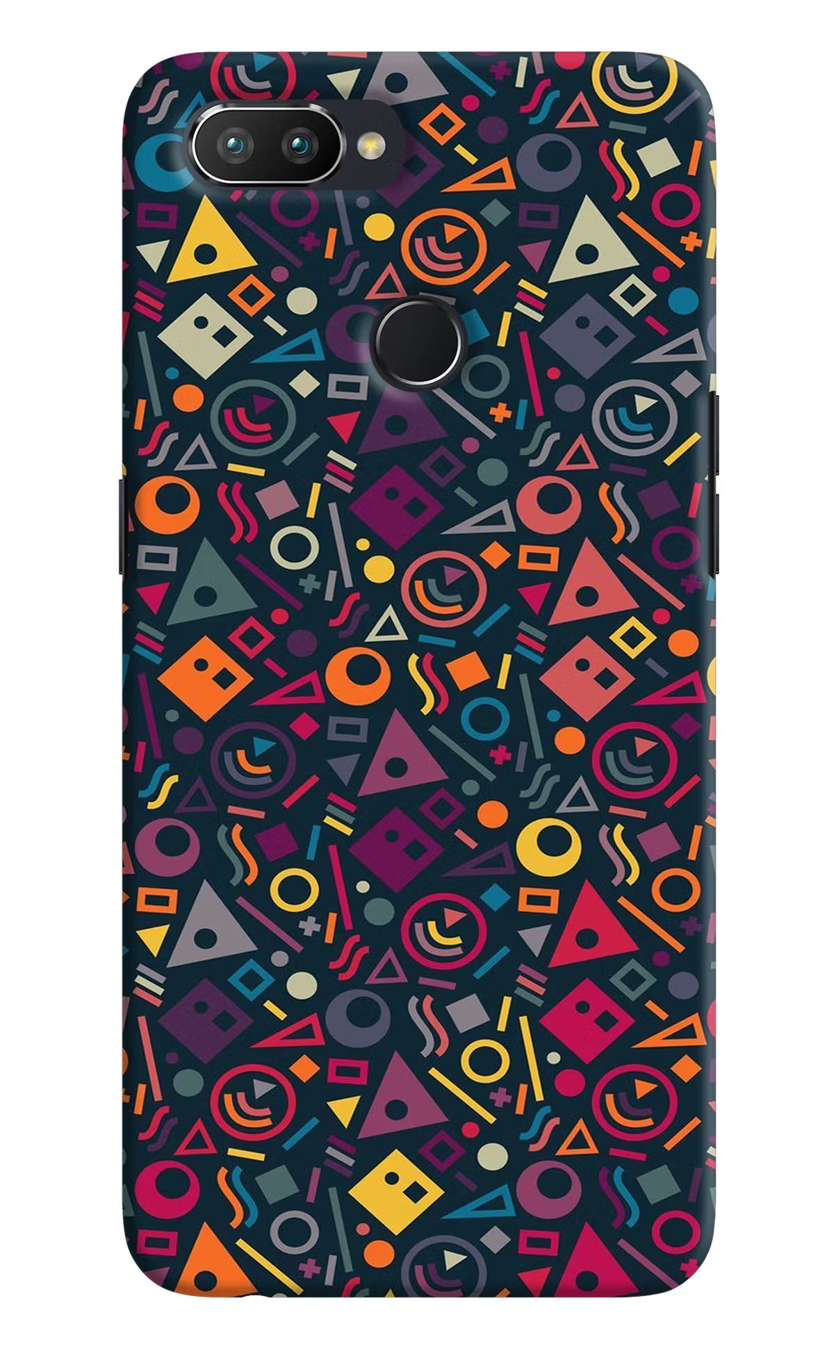 Geometric Abstract Realme U1 Hard Case Back Cover by Casekaro