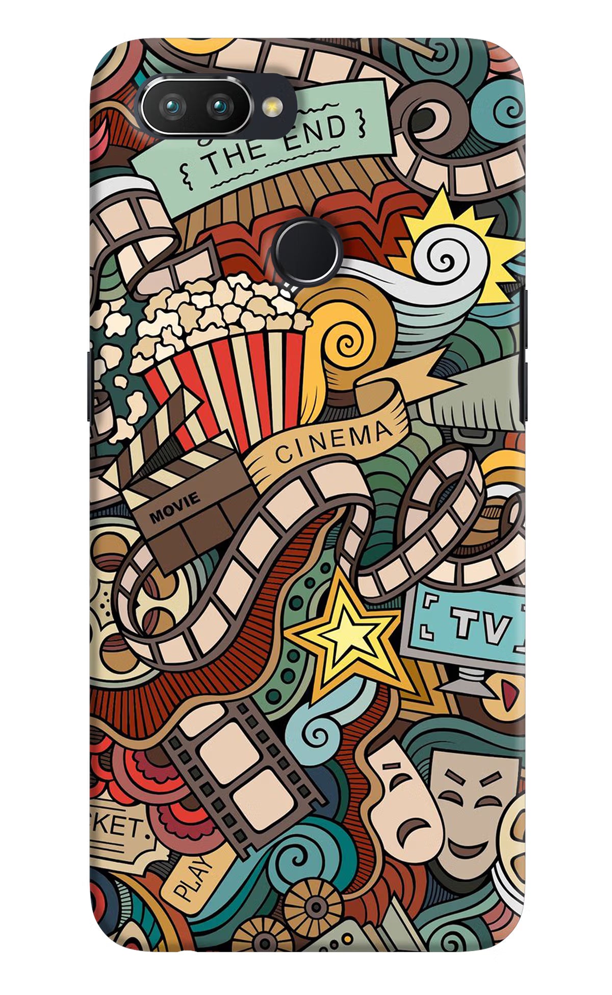 Cinema Abstract Realme U1 Hard Case Back Cover by Casekaro