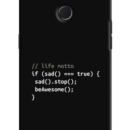 Life Motto Code Realme U1 Hard Case Back Cover by Casekaro