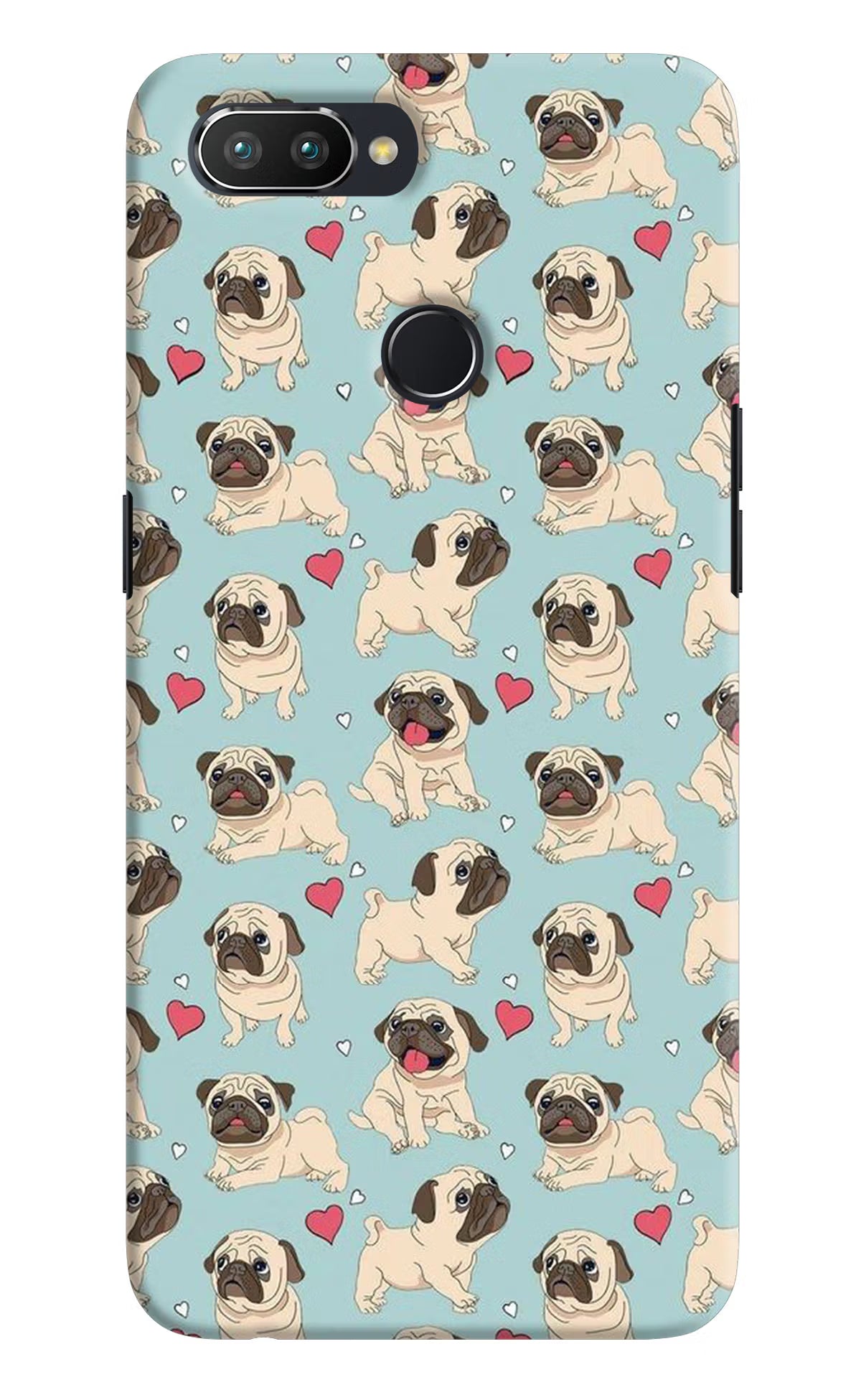 Pug Dog Realme U1 Hard Case Back Cover by Casekaro