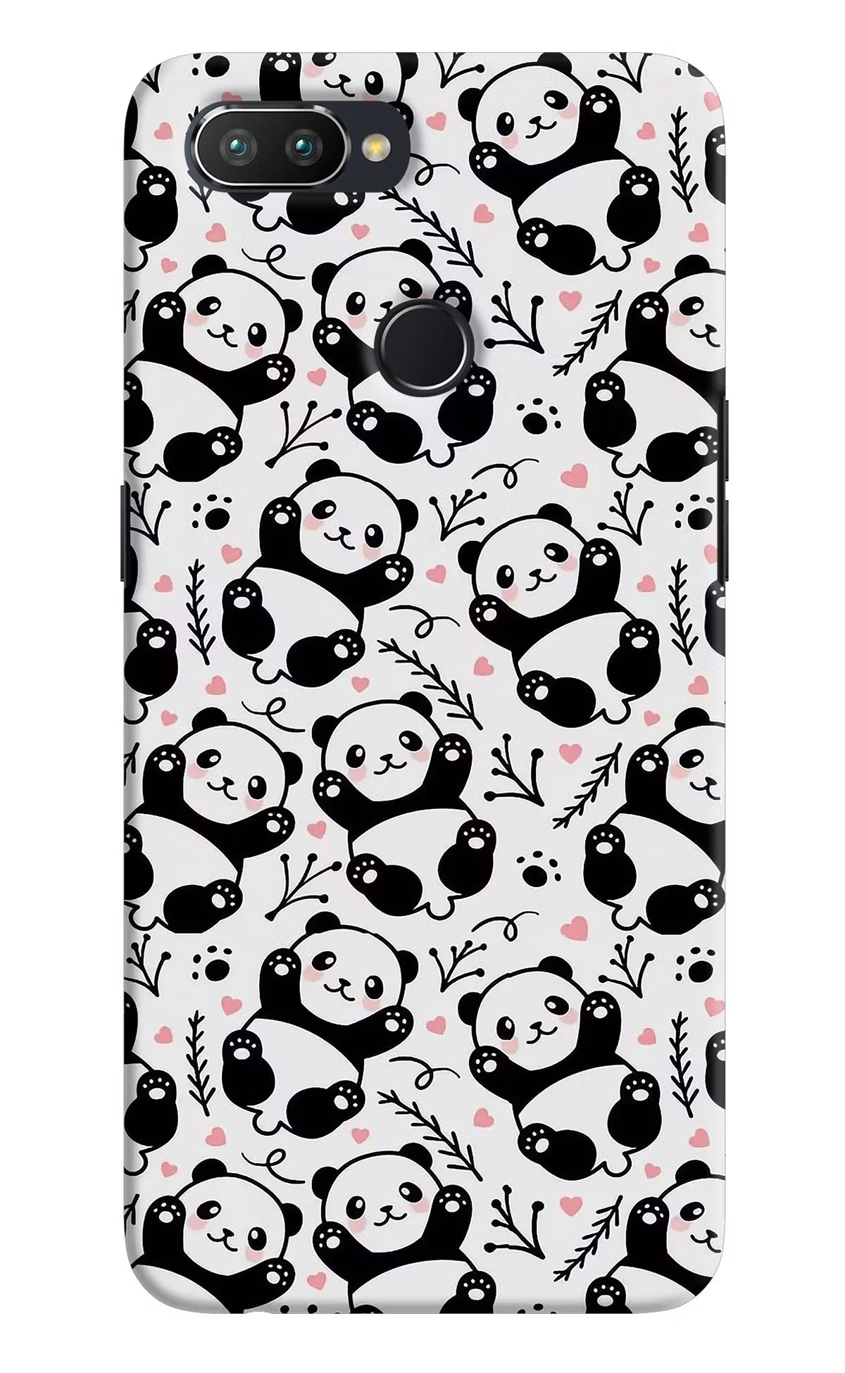 Cute Panda Realme U1 Hard Case Back Cover by Casekaro