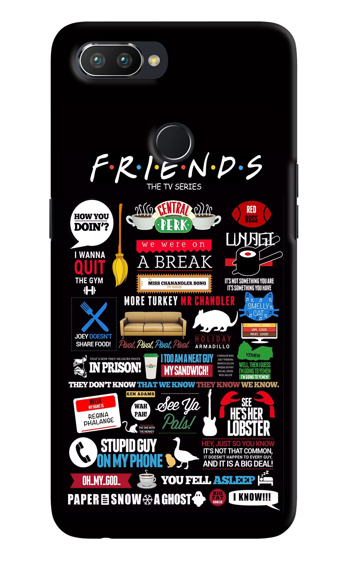 FRIENDS Realme U1 Hard Case Back Cover by Casekaro