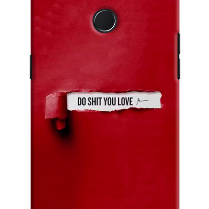 Do Shit You Love Realme U1 Hard Case Back Cover by Casekaro