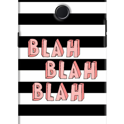 Blah Blah Blah Realme U1 Hard Case Back Cover by Casekaro