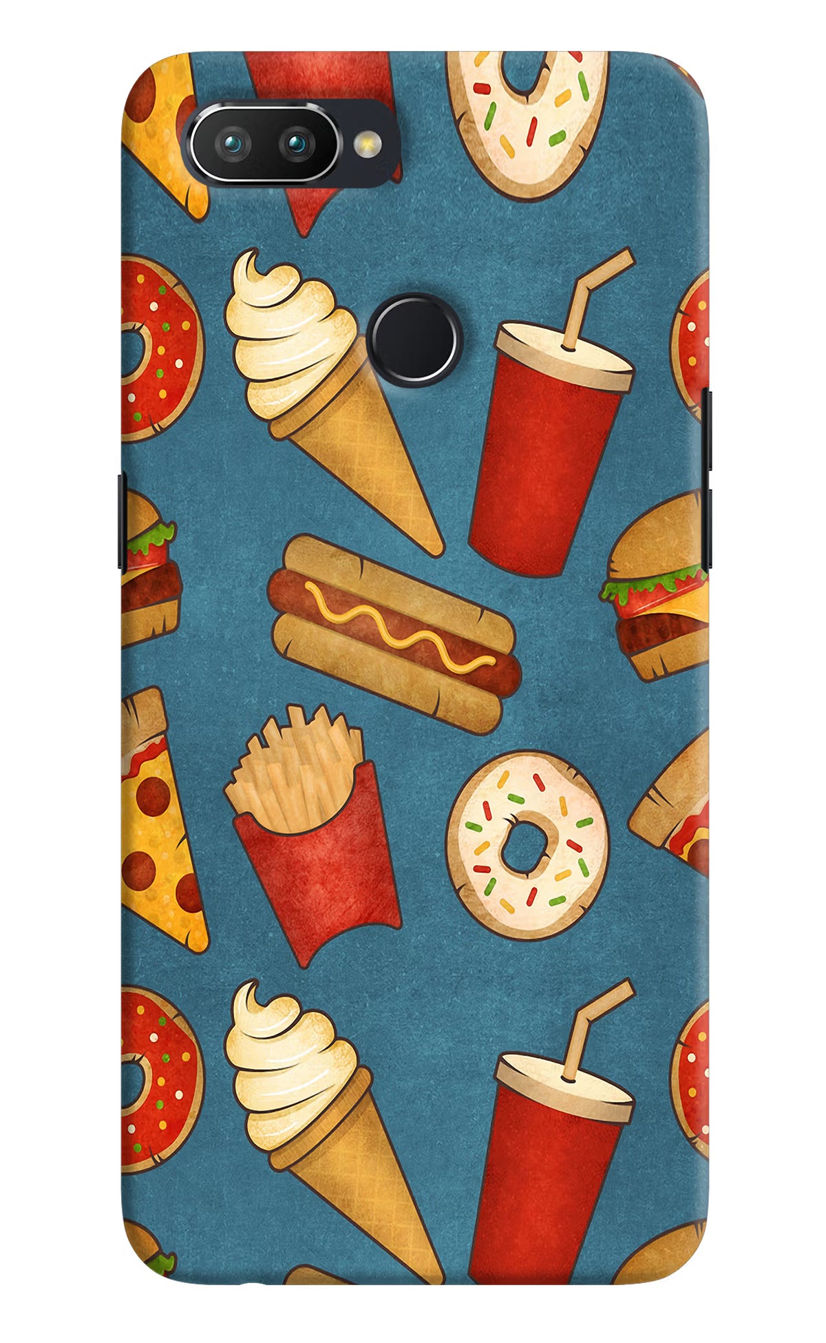 Foodie Realme U1 Hard Case Back Cover by Casekaro