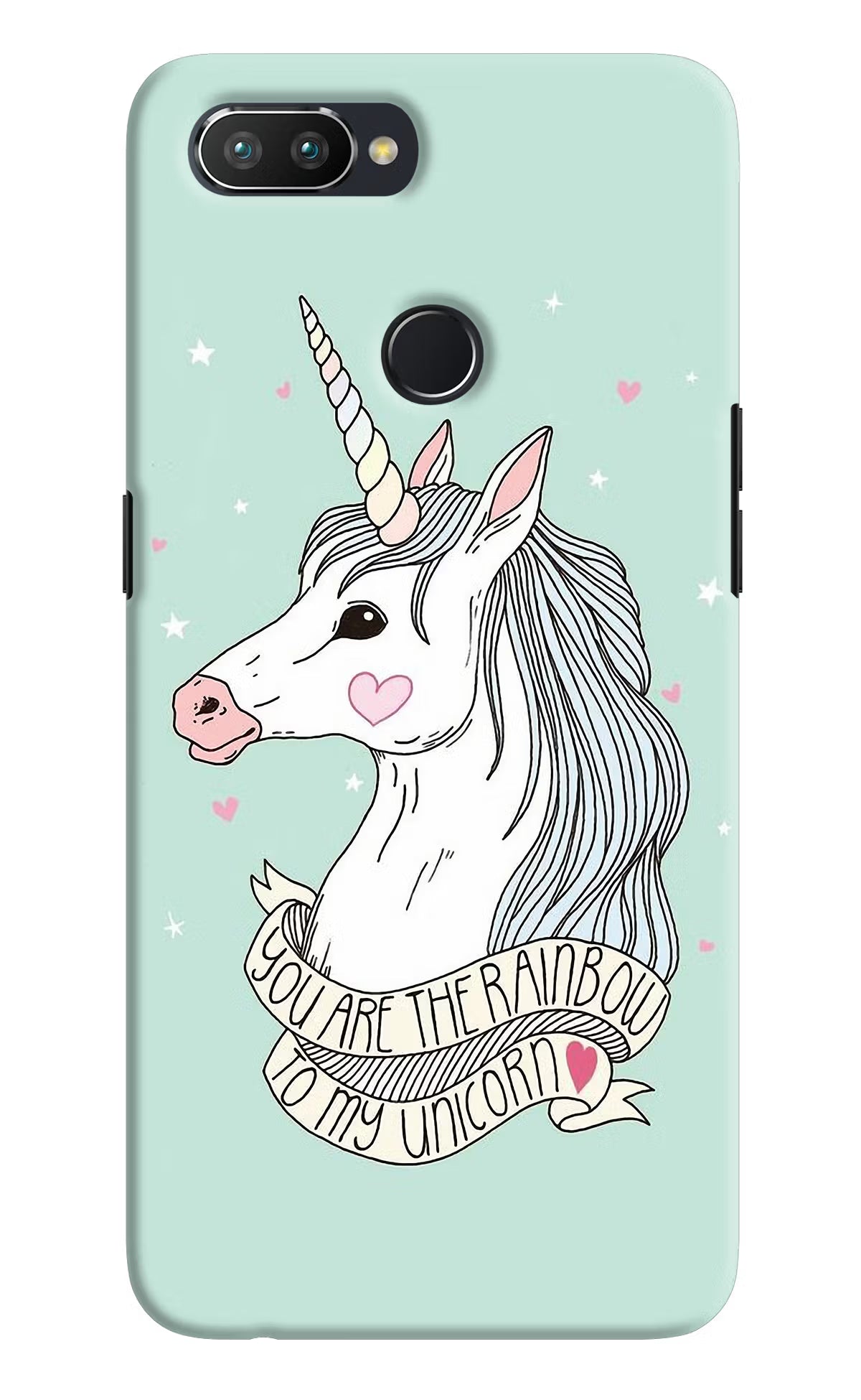 Unicorn Wallpaper Realme U1 Hard Case Back Cover by Casekaro
