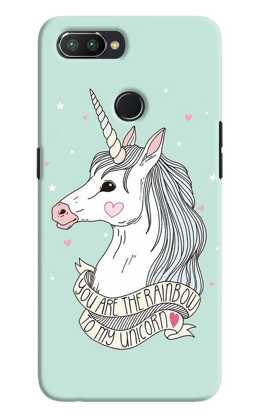 Unicorn Wallpaper Realme U1 Hard Case Back Cover by Casekaro