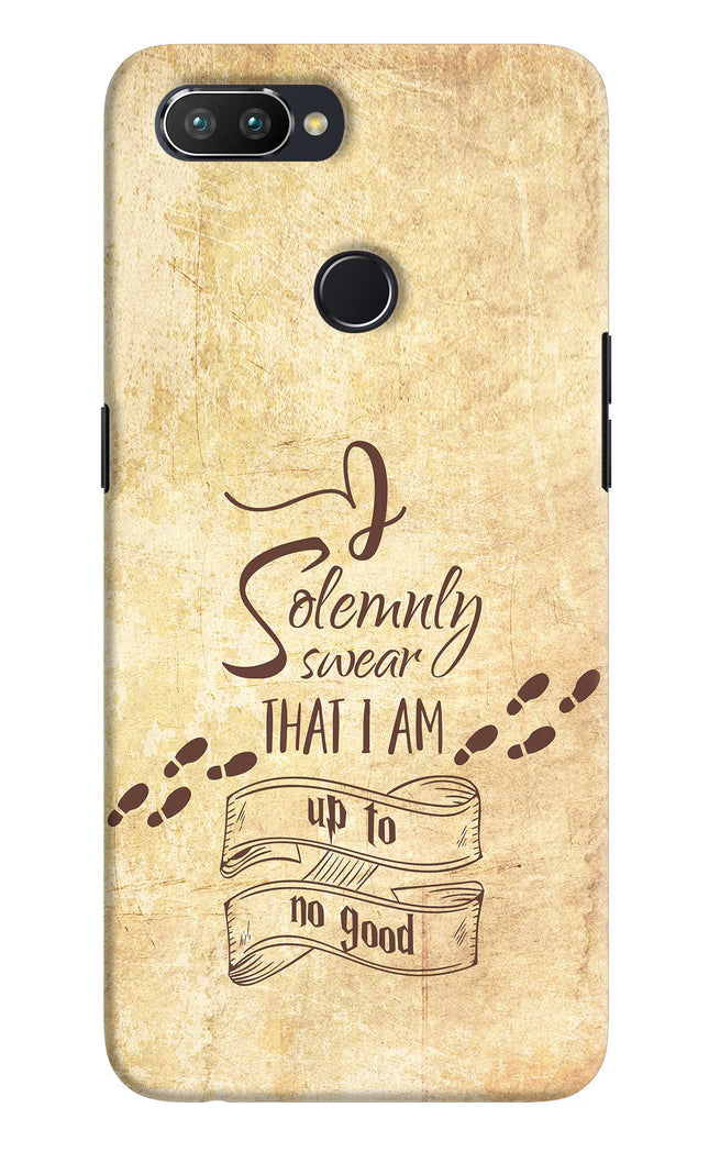I Solemnly swear that i up to no good Realme U1 Hard Case Back Cover by Casekaro