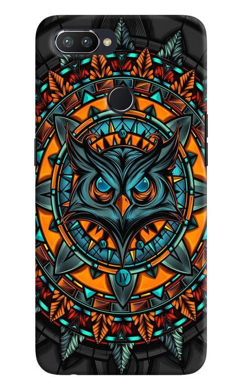 Angry Owl Art Realme U1 Back Cover