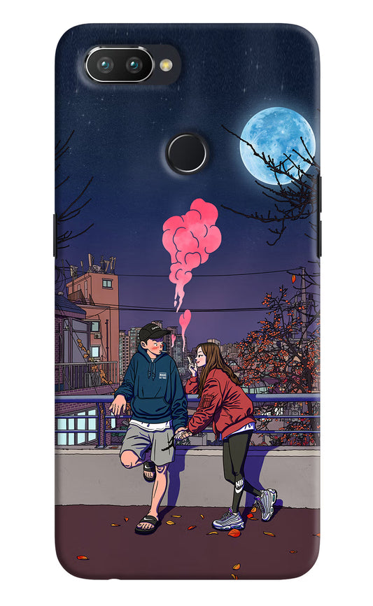 Chilling Couple Realme U1 Hard Case Back Cover by Casekaro