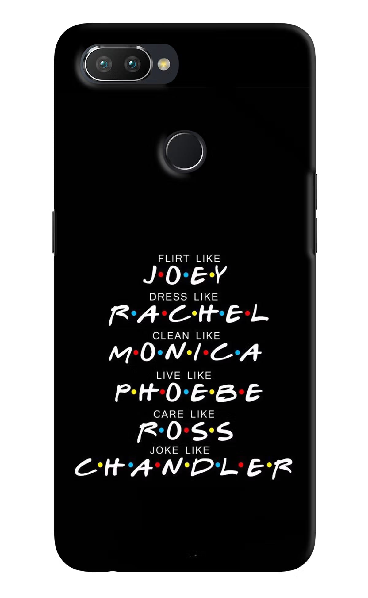 FRIENDS Character Realme U1 Hard Case Back Cover by Casekaro