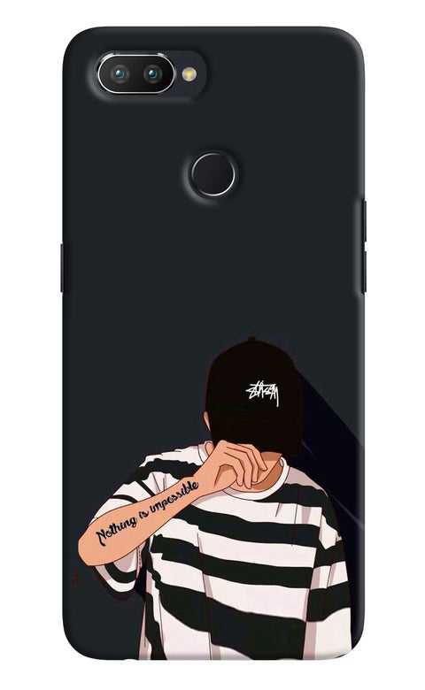 Aesthetic Boy Realme U1 Back Cover