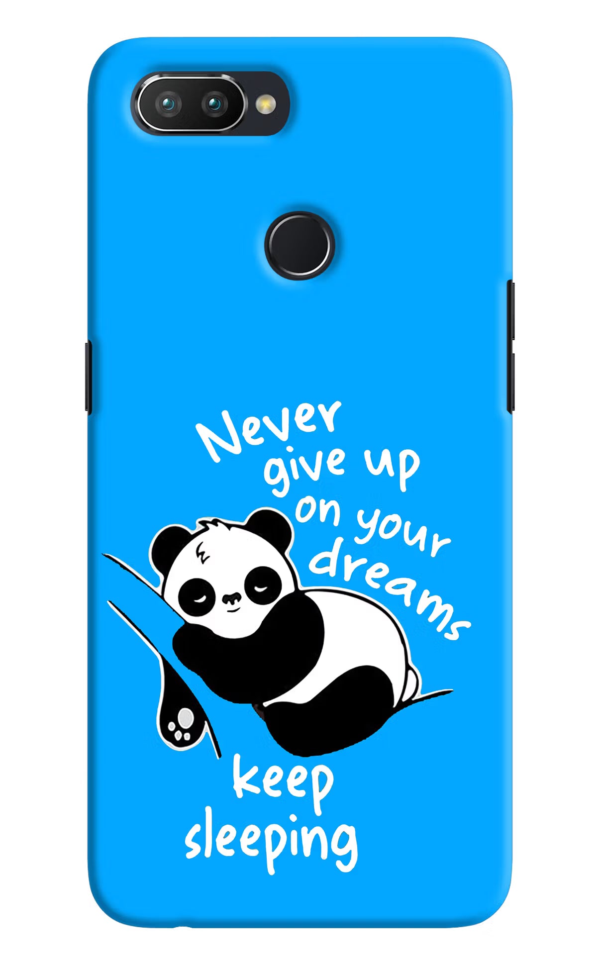 Keep Sleeping Realme U1 Hard Case Back Cover by Casekaro
