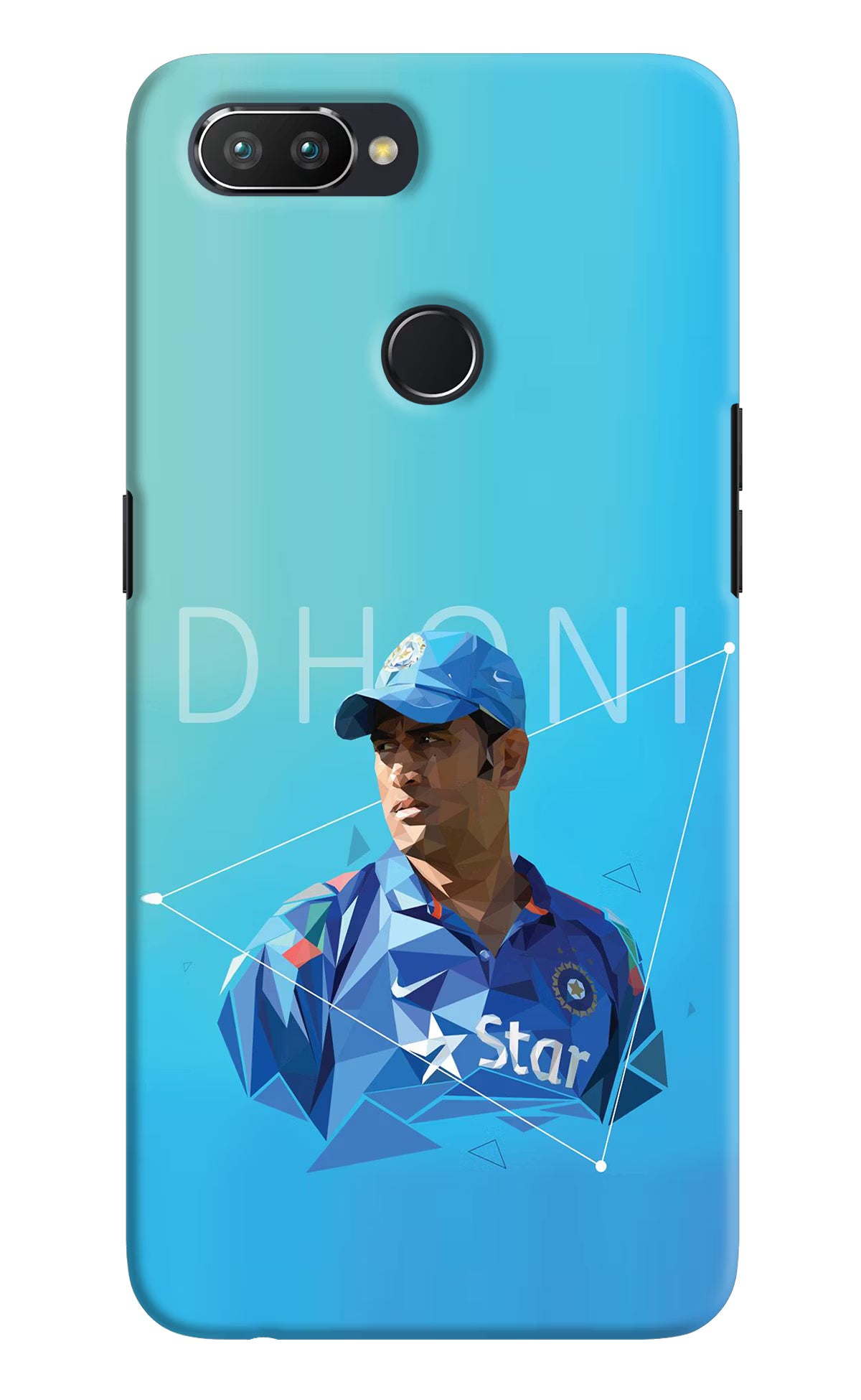 Dhoni Artwork Realme U1 Hard Case Back Cover by Casekaro