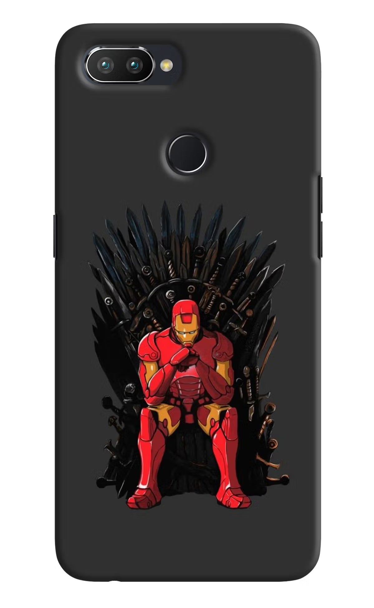 Ironman Throne Realme U1 Hard Case Back Cover by Casekaro