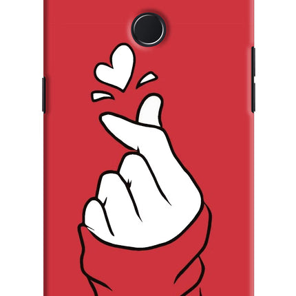Korean Love Sign Realme U1 Hard Case Back Cover by Casekaro