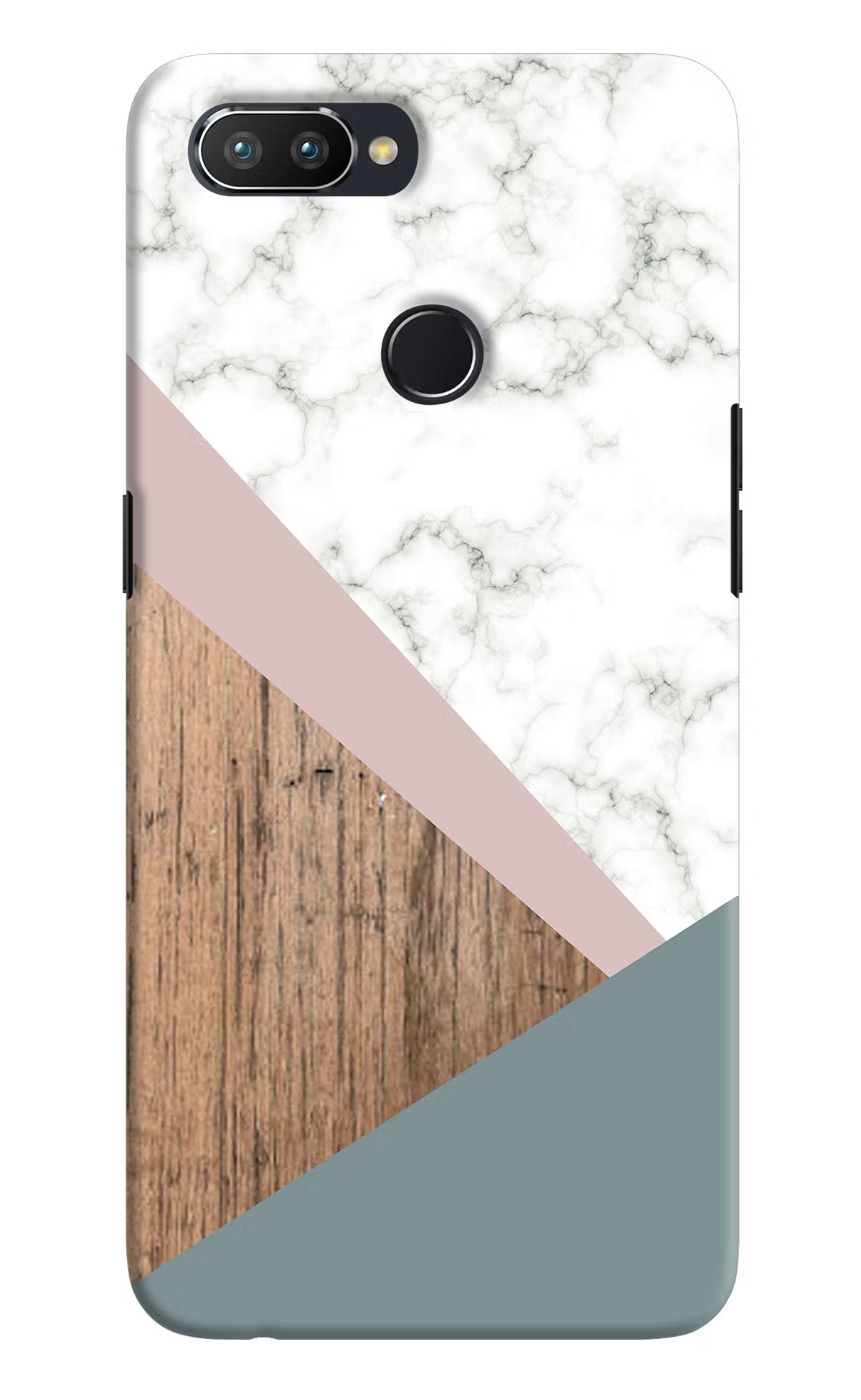 Marble wood Abstract Realme U1 Hard Case Back Cover by Casekaro