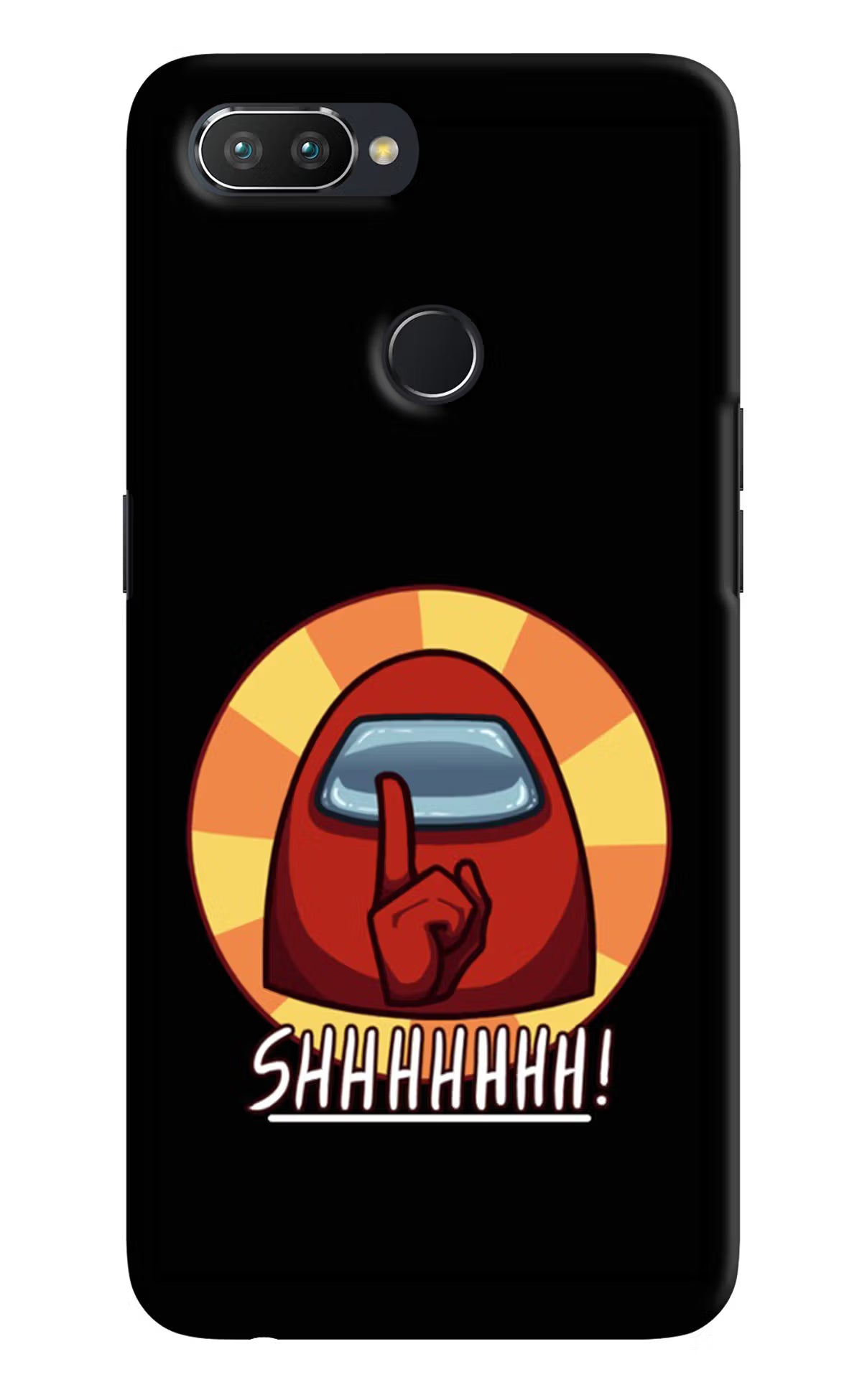 Among Us Shhh! Realme U1 Hard Case Back Cover by Casekaro