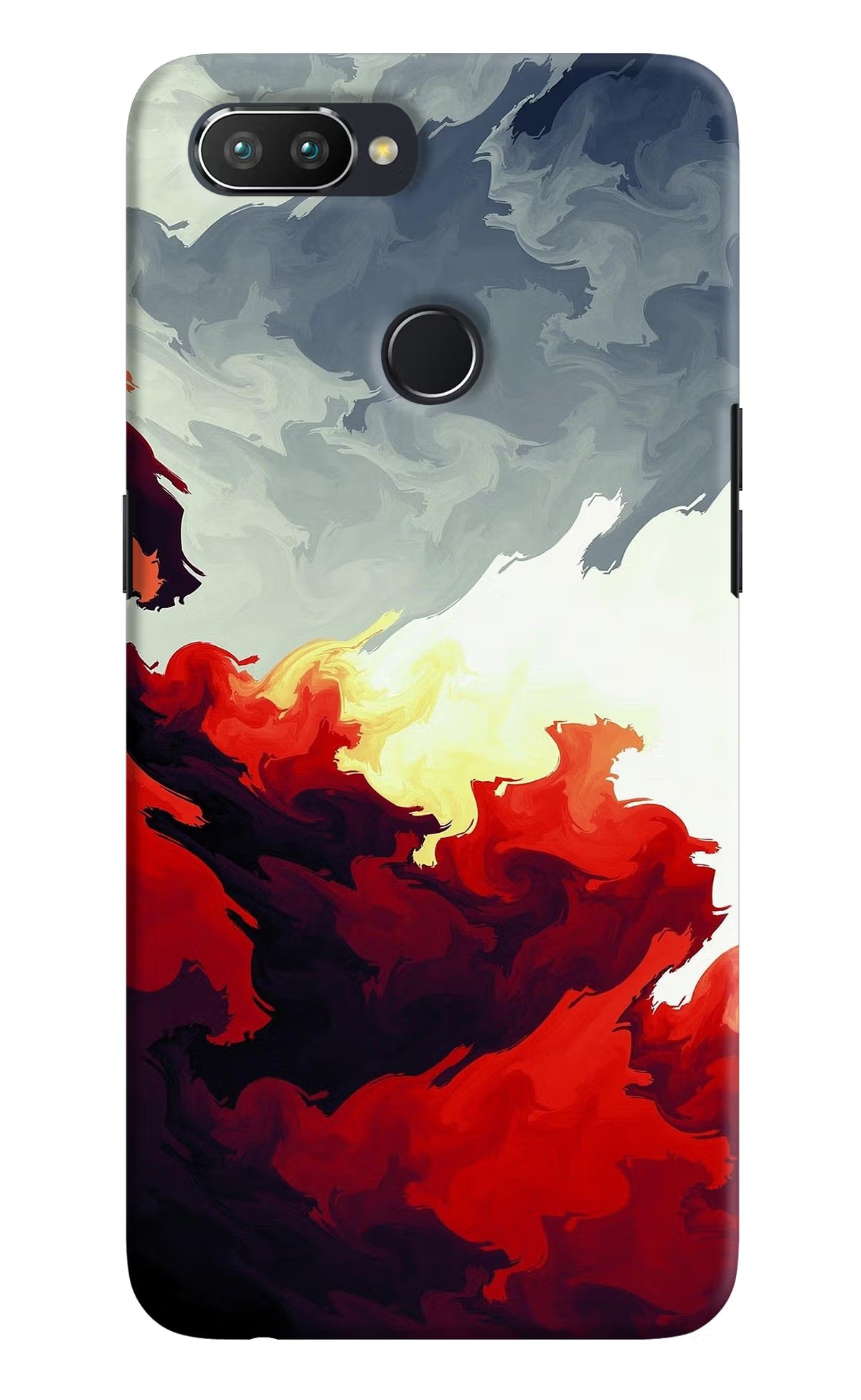 Fire Cloud Realme U1 Hard Case Back Cover by Casekaro