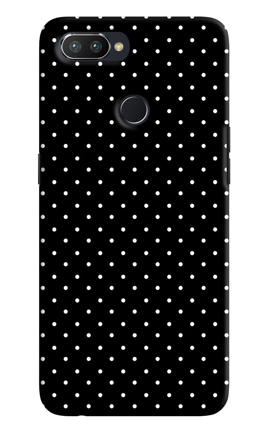 White Dots Realme U1 Back Cover, Hard case
