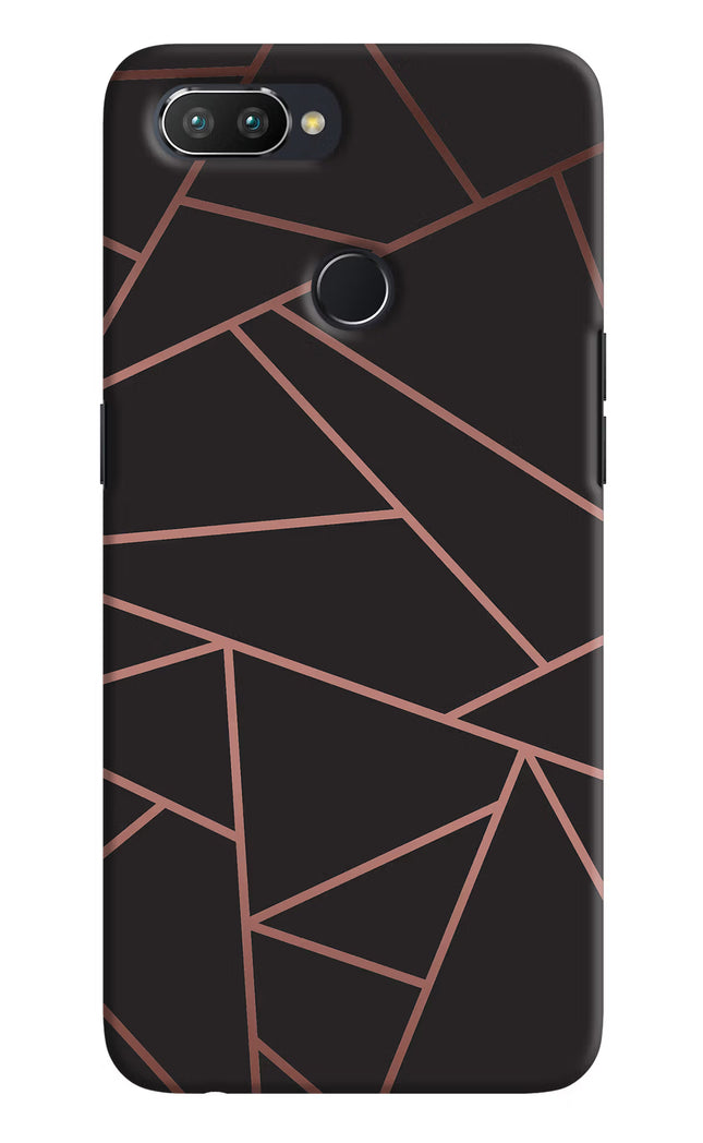 Geometric Pattern Realme U1 Hard Case Back Cover by Casekaro