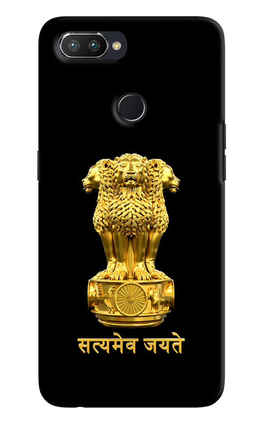 Satyamev Jayate Golden Realme U1 Hard Case Back Cover by Casekaro