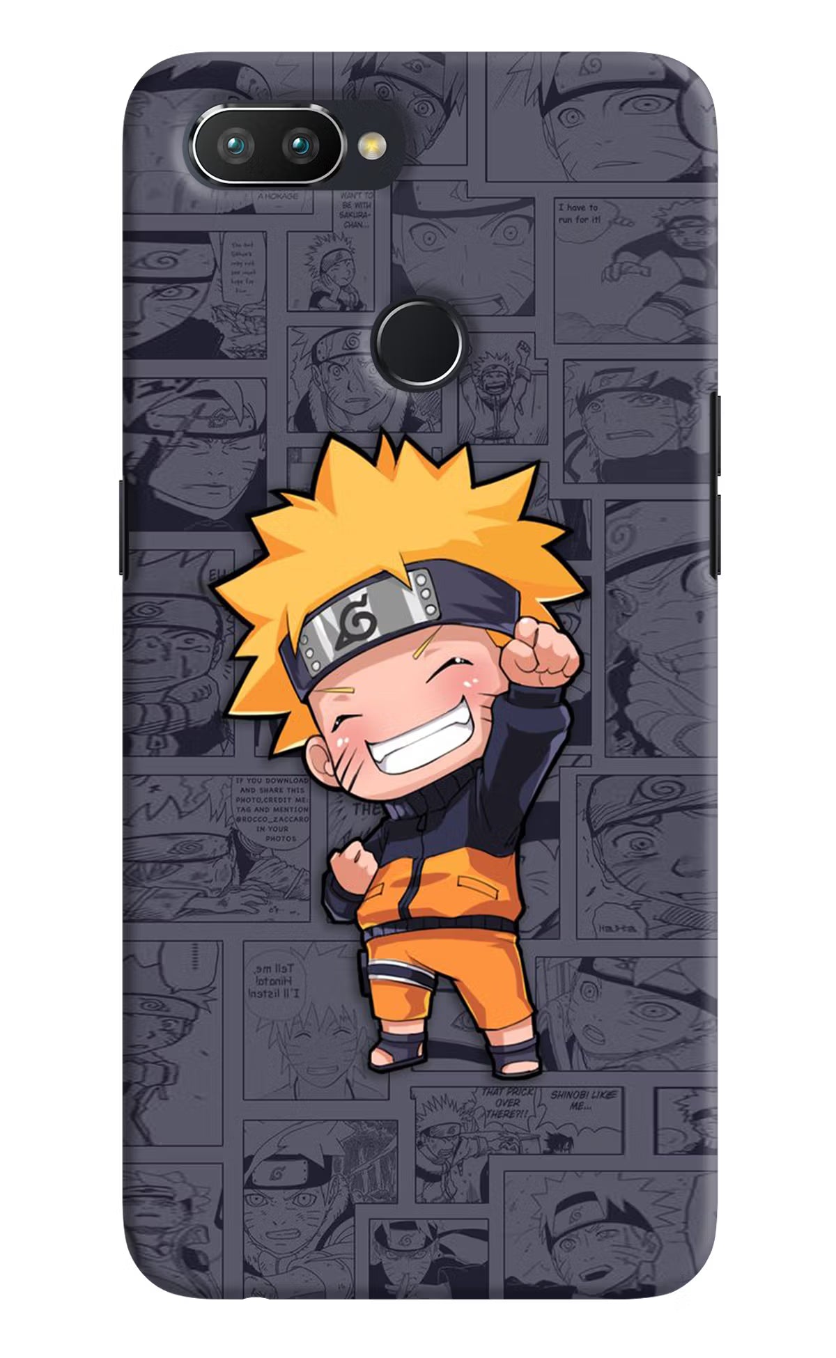 Chota Naruto Realme U1 Hard Case Back Cover by Casekaro