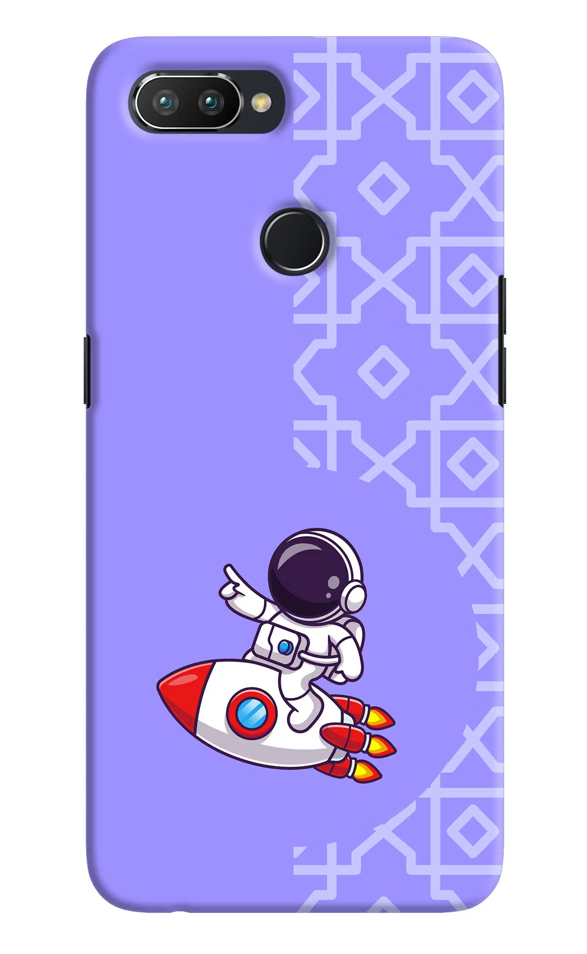 Cute Astronaut Realme U1 Hard Case Back Cover by Casekaro