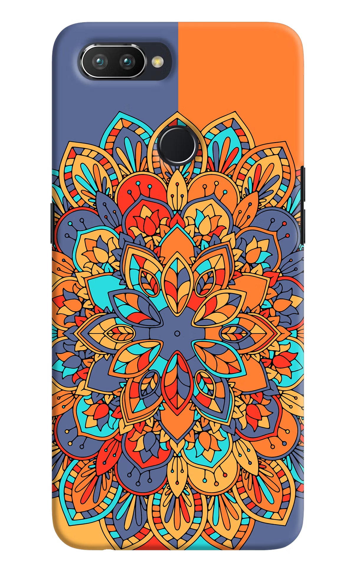 Color Mandala Realme U1 Hard Case Back Cover by Casekaro