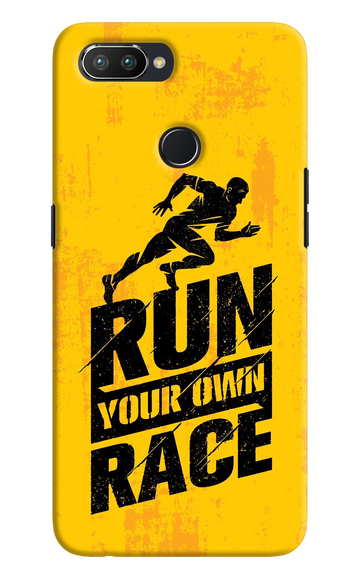 Run Your Own Race Realme U1 Hard Case Back Cover by Casekaro