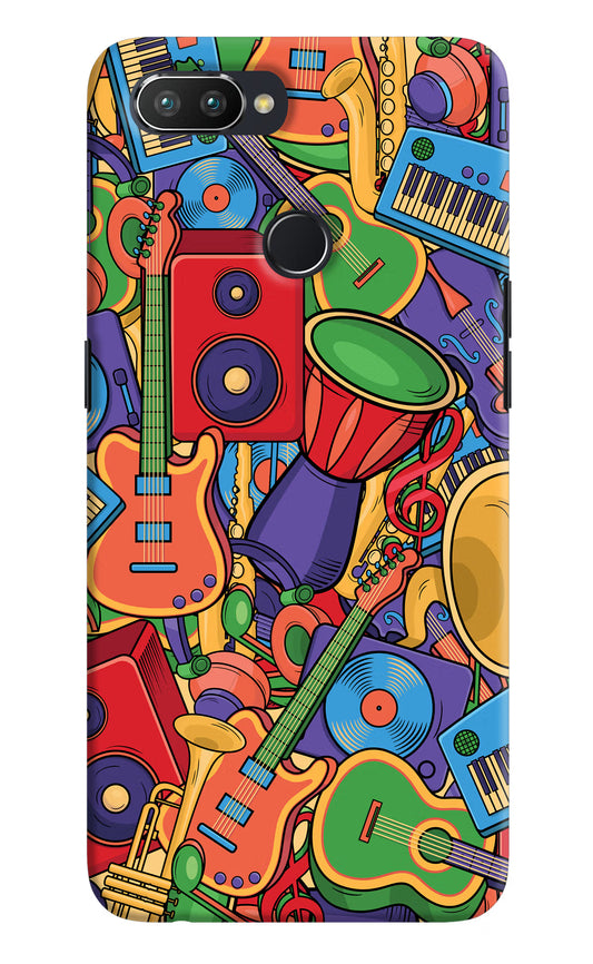 Music Instrument Doodle Realme U1 Hard Case Back Cover by Casekaro