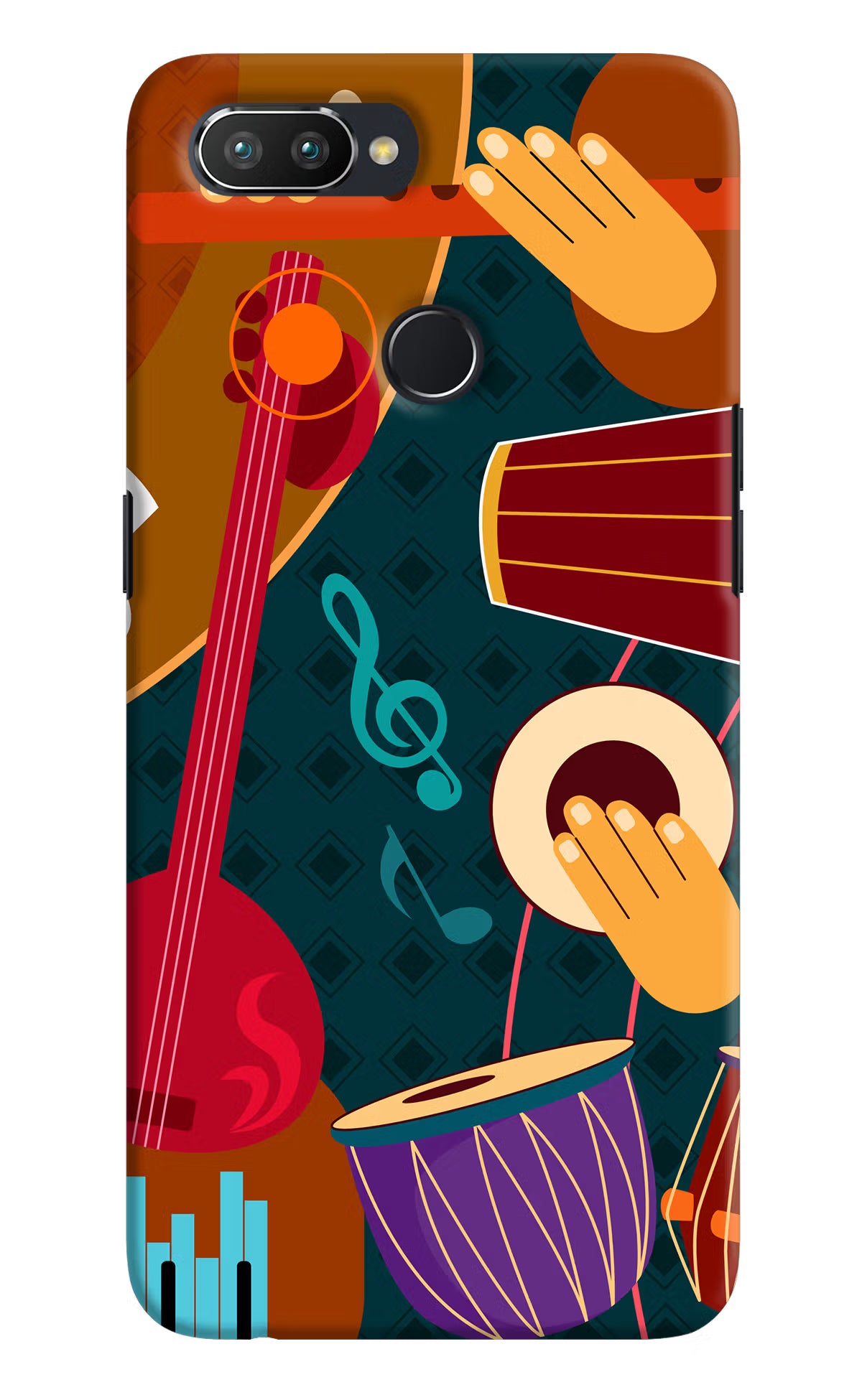 Music Instrument Realme U1 Hard Case Back Cover by Casekaro