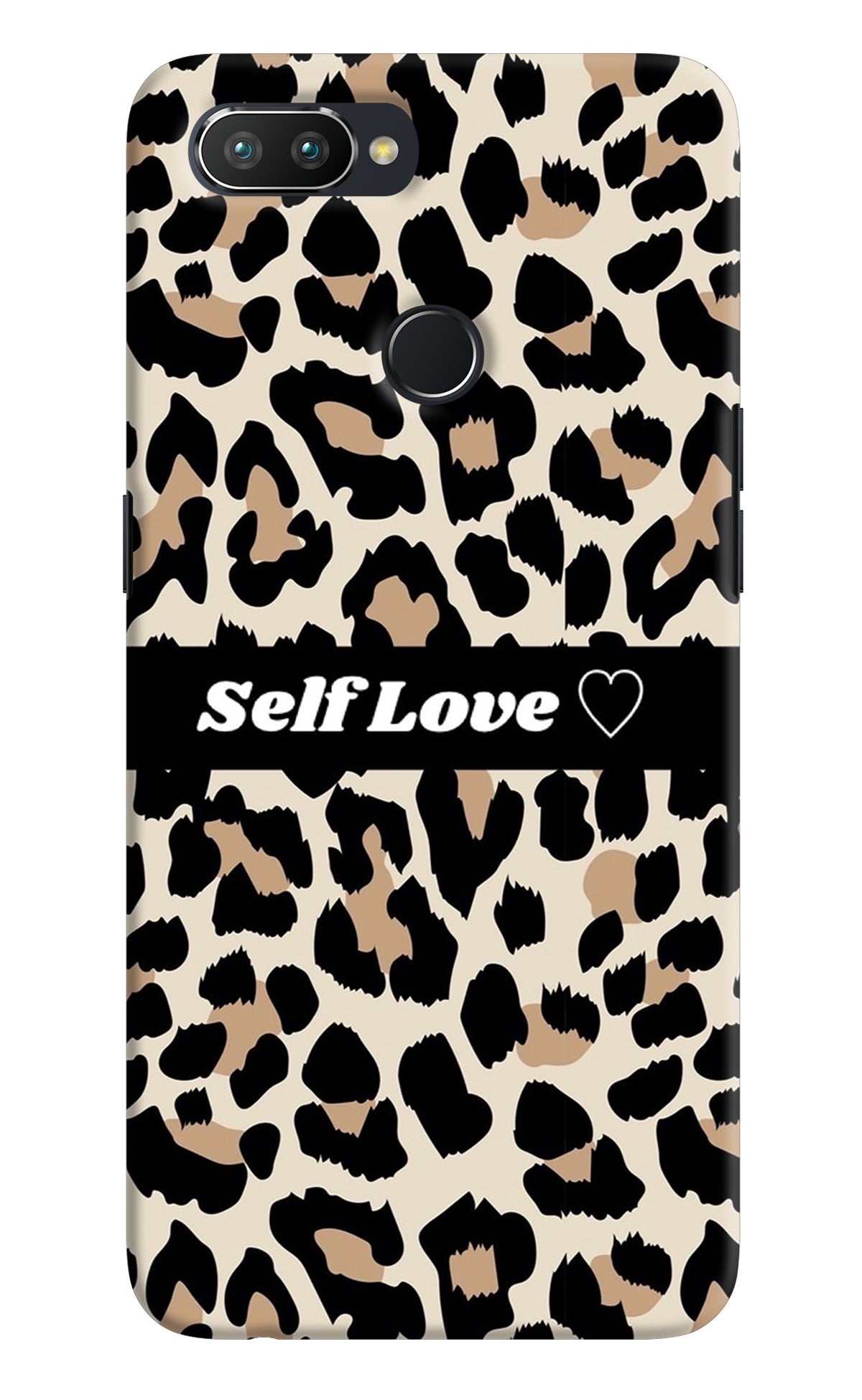 Leopard Print Self Love Realme U1 Back Cover